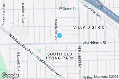 Map image of the property - 3609 N Kedvale Ave