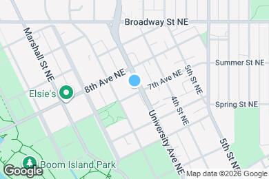 Map image of the property - 700 University Ave NE