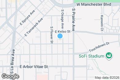 Map image of the property - 625 S Osage Ave