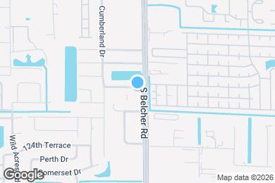 Map image of the property - 7812 Tiburon Dr
