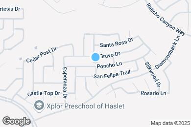 Map image of the property - 840 Poncho Ln