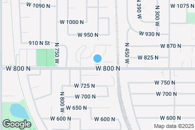 Map image of the property - 652 W 800 N