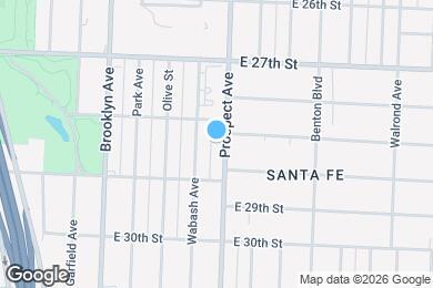 Map image of the property - 2816 Prospect Ave