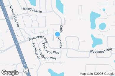 Map image of the property - 1151 Cedarwood Way