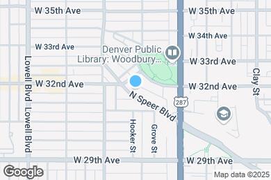 Map image of the property - 3156 Speer Blvd