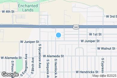 Map image of the property - 2207 W Juniper St