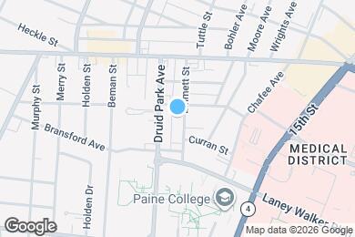 Map image of the property - 1111 Emmett St