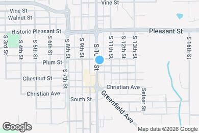 Map image of the property - 1058 S 10th St