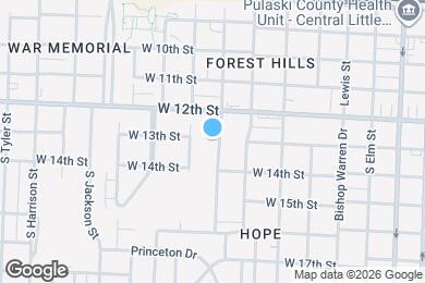 Map image of the property - 1300 Adams St