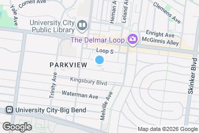 Map image of the property - 6648 Washington Ave