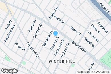 Map image of the property - 106 Thurston St