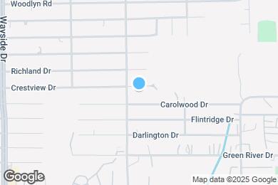 Map image of the property - 8218 Crestview Dr