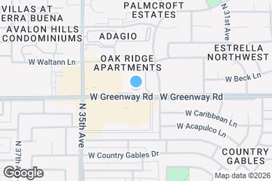 Map image of the property - 3250 W Greenway Rd