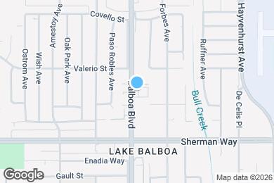 Map image of the property - 7320 Balboa Blvd
