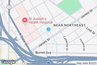 Map image of the property - 407 N McBride St