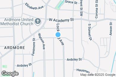 Map image of the property - 1900 Gaston St