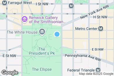 Map image of the property - 1500 Pennsylvania Ave NW