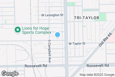 Map image of the property - 2430 W Taylor St