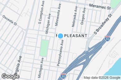 Map image of the property - 4421 Pennsylvania Ave