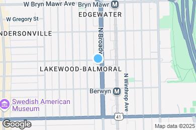 Map image of the property - 5350 N Broadway St