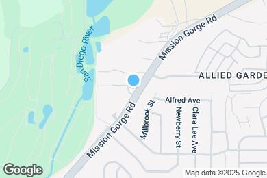 Map image of the property - 6902 Mission Gorge Rd