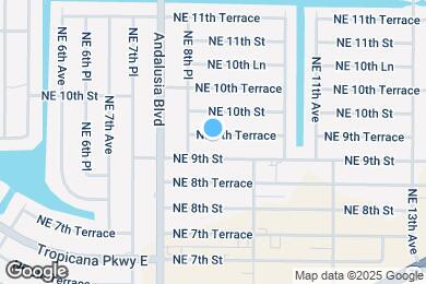 Map image of the property - 830 NE 9th Terrace