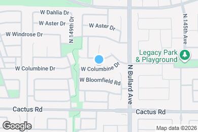 Map image of the property - 14838 W Columbine Dr