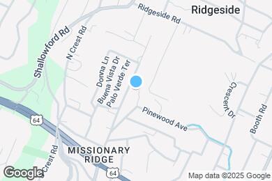 Map image of the property - Ridgeside Flats