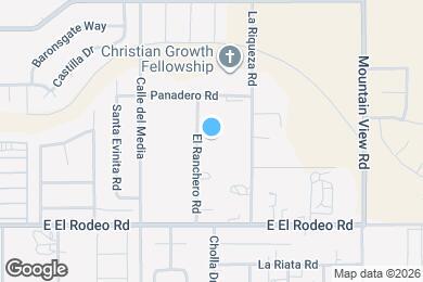 Map image of the property - 1234 El Ranchero Rd