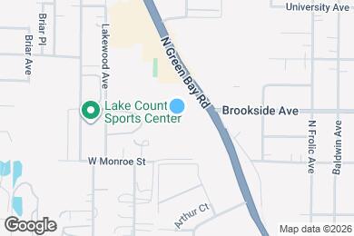 Map image of the property - 336 N Green Bay Rd