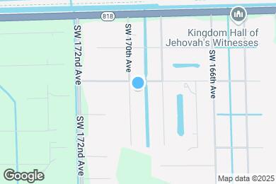 Map image of the property - 4920 SW 170th Ave