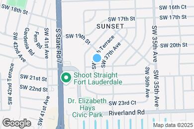Map image of the property - 2080 SW 37th Terrace