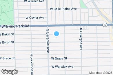 Map image of the property - 5131 W Dakin St