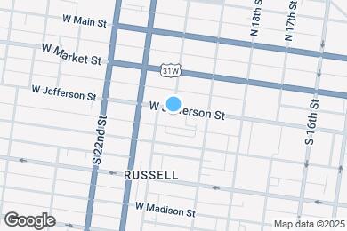 Map image of the property - 1932 W Jefferson St