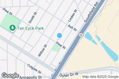 Map image of the property - 3345 Linden St