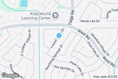 Map image of the property - 8602 Laurel Trails Dr