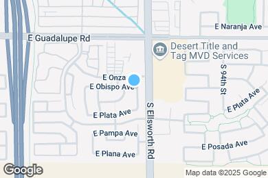 Map image of the property - 2936 S Sierra Heights