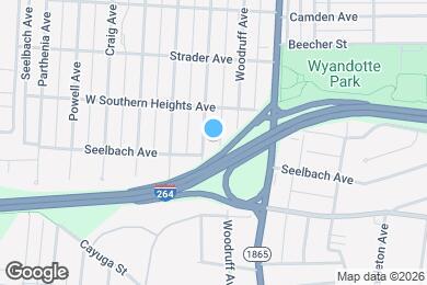 Map image of the property - 3761 Lentz Ave