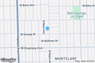 Map image of the property - 2908 N Sayre Ave