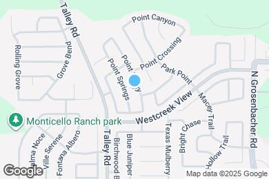 Map image of the property - 511 Point Vly