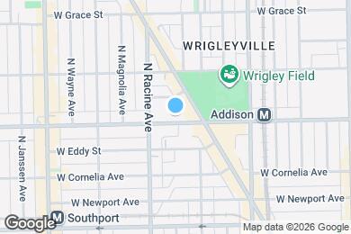 Map image of the property - 1122 W Addison St