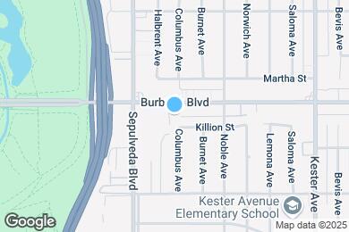 Map image of the property - 15206 Burbank Blvd