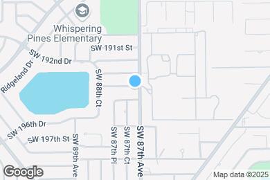 Map image of the property - 8700 SW 193rd Ter