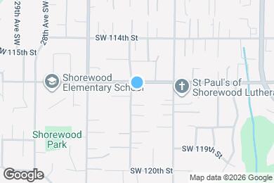 Map image of the property - 11616 23rd Ave SW