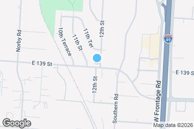 Map image of the property - 13808 12th St
