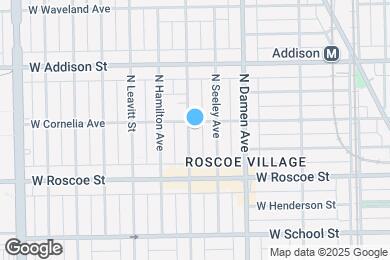 Map image of the property - 3453 N Hoyne Ave