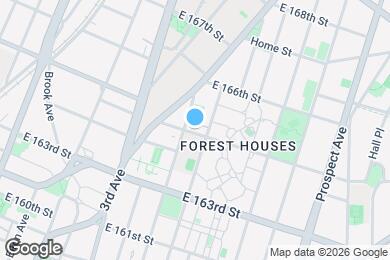 Map image of the property - 667 E 165th St
