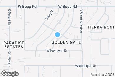 Map image of the property - 4120 S Frank Dr