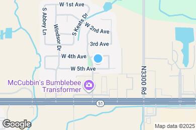 Map image of the property - 5018 W 5th Pl