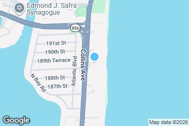 Map image of the property - 18911 Collins Ave